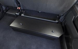 Ford F-250 Underseat Lockbox - Rear - Tuffy Products - 2/3 Length with Combo Lock - `17-`24